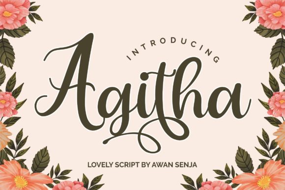 Agitha: A Charming Handwritten Font for Crafters