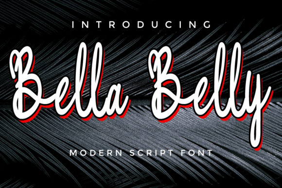 Bella Belly: A Festive Handwritten Font for Your Brand