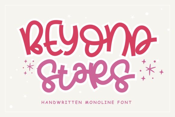Beyond Stars: A Handwritten Font for Authentic Branding