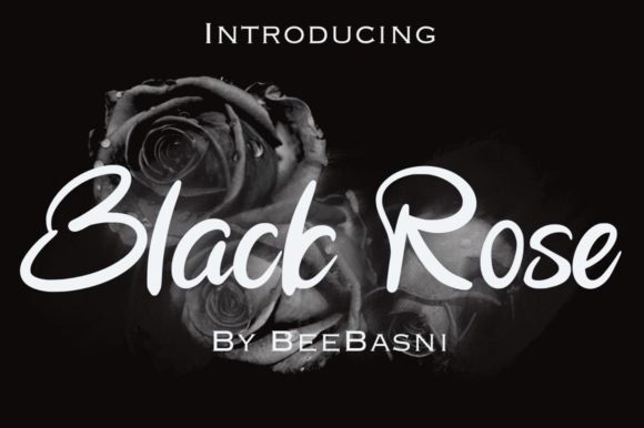 Black Rose: A Handwritten Font for Editorial Design