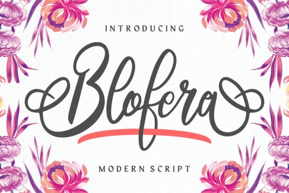 Blofera: The Elegant Script Font for Marketers