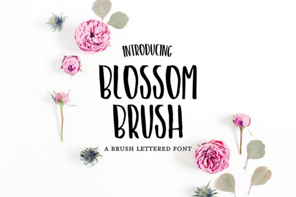 Blossom Brush: A Sweet Handwritten Font for Crafters