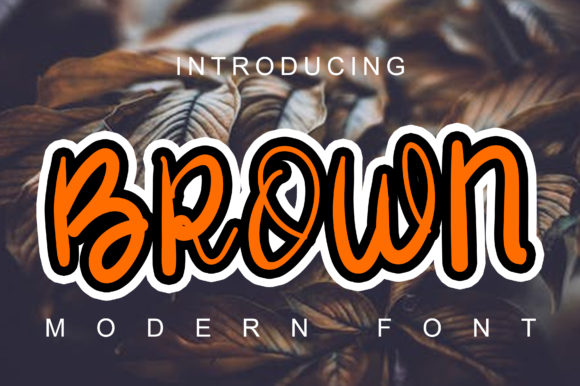 Brown: A Handwritten Font for Makers