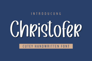 Christofer: A Cheerful Script Font for Crafters