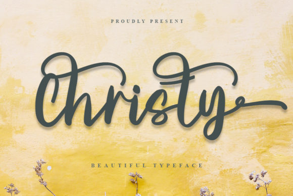 Christy: A Cheerful Script Font for Crafters
