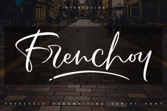 Frenchoy: A Handwritten Font for Editorial Elegance