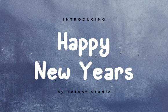 Happy New Year: A Handwritten Font for Business Branding