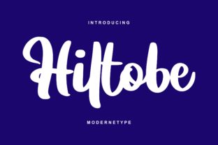 Hiltobe: The Playful Script Font for Marketers