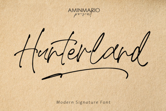 Hunterland: The Elegant Script Font for Campaigns