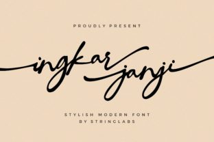 Ingkar Janji: A Premium Handwritten Font for Web Design