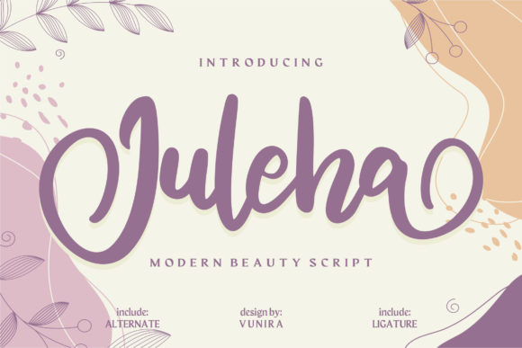 Juleha: A Sweet Handwritten Font for Campaigns