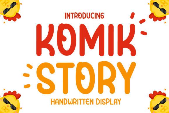 Komik Story: A Cute Handwritten Font for Branding