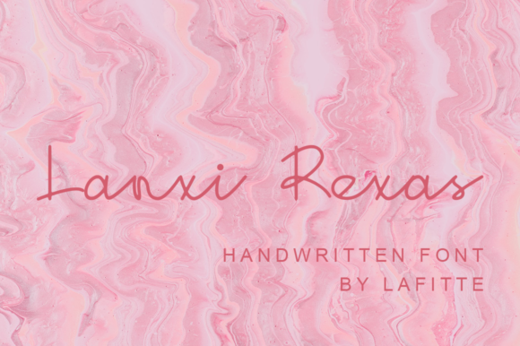 Lanxi Rexas: A Modern Handwritten Typeface for Web
