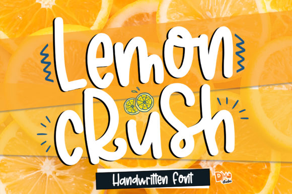Lemon Crush: A Fresh Handwritten Font for Web Design