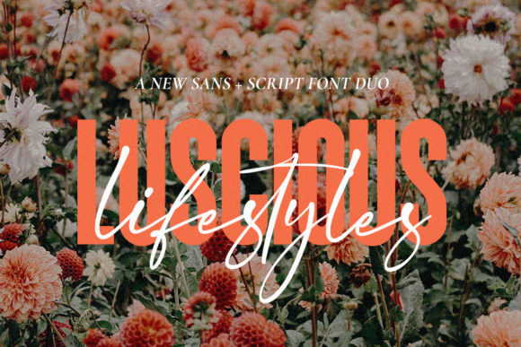 Luscious Lifestyle Duo: The Perfect Font for Branding