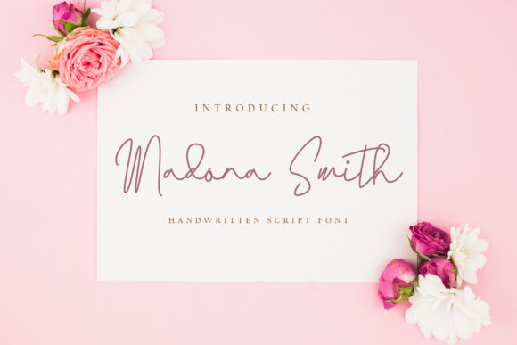 Madona Smith: An Elegant Script Font for Makers