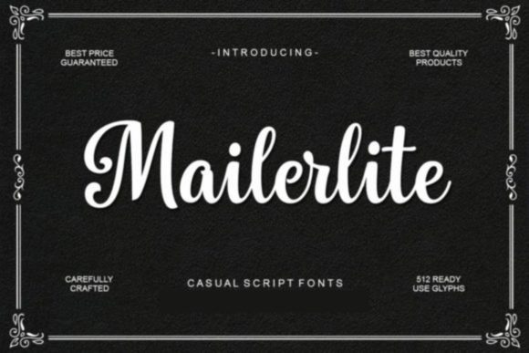 Mailerlite: A Handwritten Font for Modern Web Design