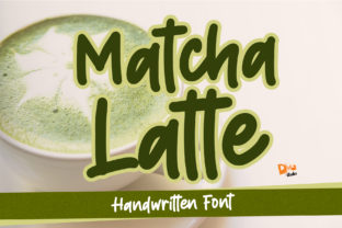 Matcha Latte: A Charming Handwritten Font for Branding