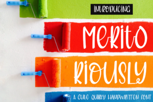 Meritoriously: A Quirky Handwritten Font for Branding