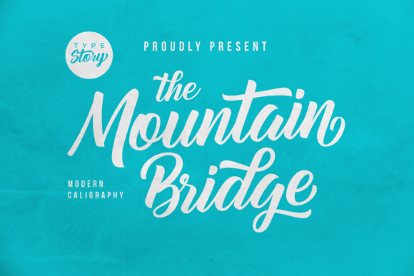 Mountain Bridge: A Bold Script Font for Web Design