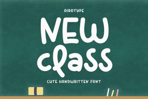 New Class: A Playful Handwritten Font for Web Design