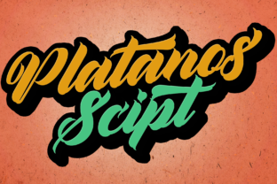 Platanos: A Bold Script Font for Modern Web Design