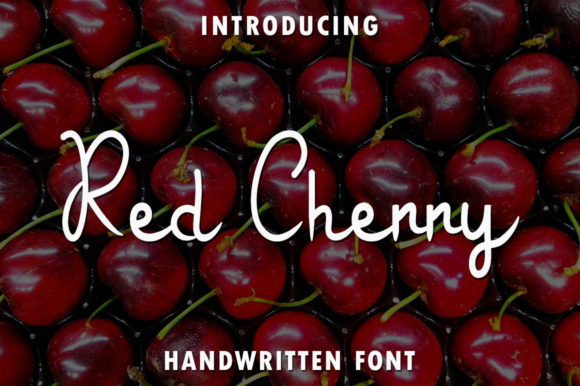 Red Cherry: A Handwritten Font for Editorial Design
