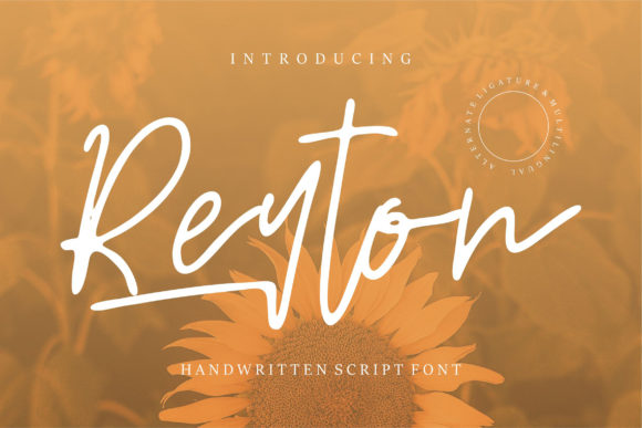 Reyton: A Premium Script Font for Campaigns
