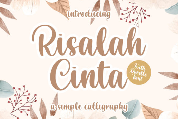 Risalah Cinta: A Script Font for Campaign Impact