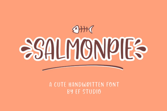 Salmonpie: A Friendly Handwritten Font for Makers
