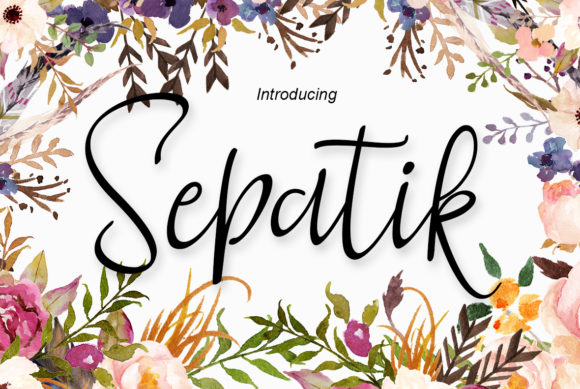 Sepatik: A Glamorous Script Font for Brand Identity