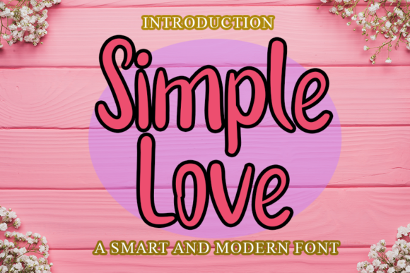 Simple Love: A Bold Handwritten Font for Campaigns