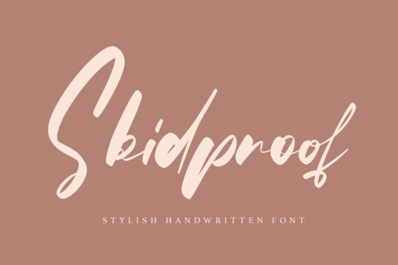 Skidproof: A Handwritten Font for Campaigns