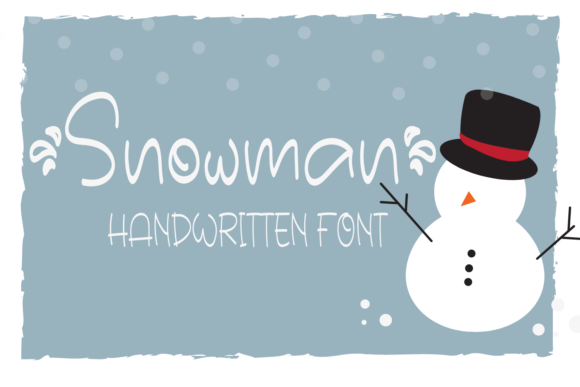 Snowman: A Charming Script Font for Editorial Design