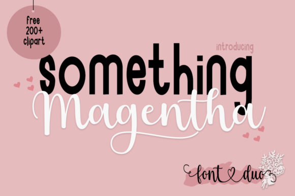 Something Magentha: An Elegant Editorial Typeface