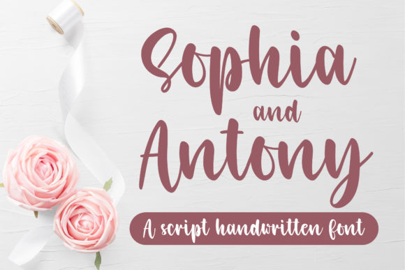 Sophia and Antony: A Bold Handwritten Font for Web