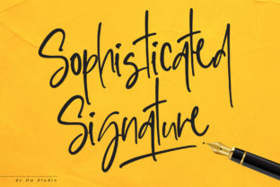 Sophisticated Signature: A Premium Font for Business