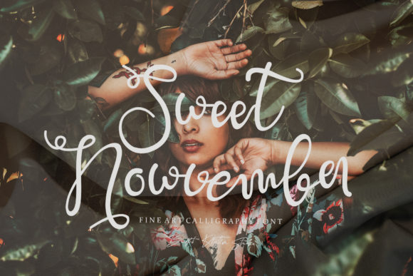 Sweet Nowvember: A Joyful Handwritten Font for Crafters