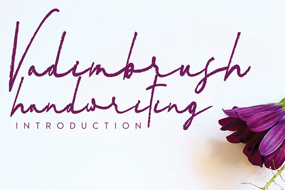 Vadimbrush Handwriting: A Unique Typeface for Branding