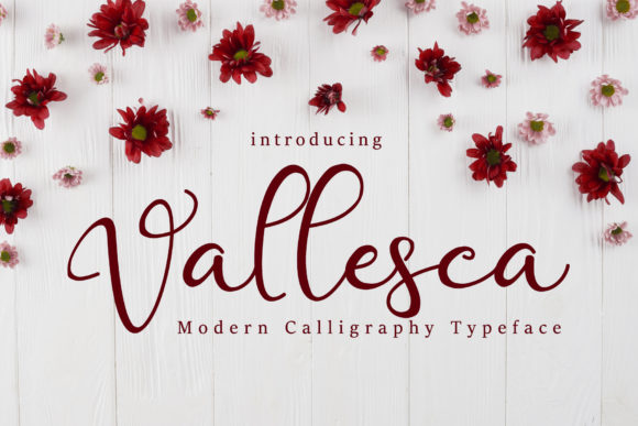 Vallesca: A Playful Script Font for Modern Web Design